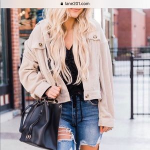 Boutique: Tan, corduroy jacket